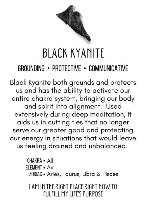 Black Kyanite