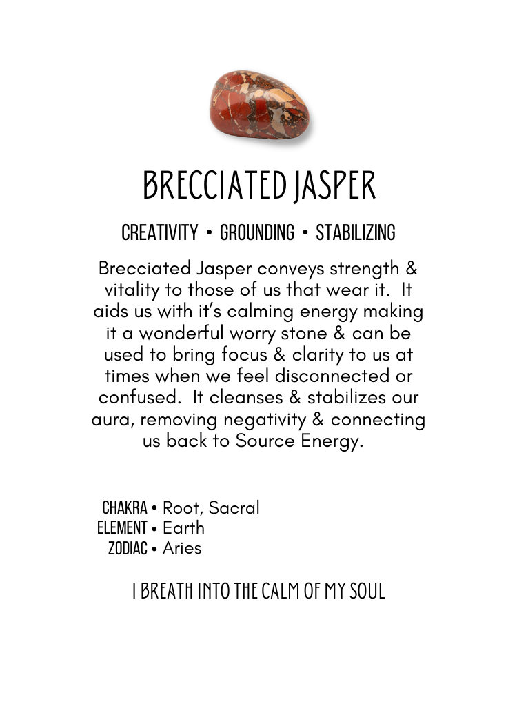 Brecciated Jasper Tumbled