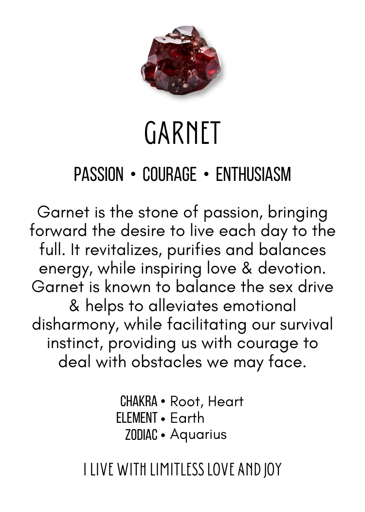 Garnet Tumbled
