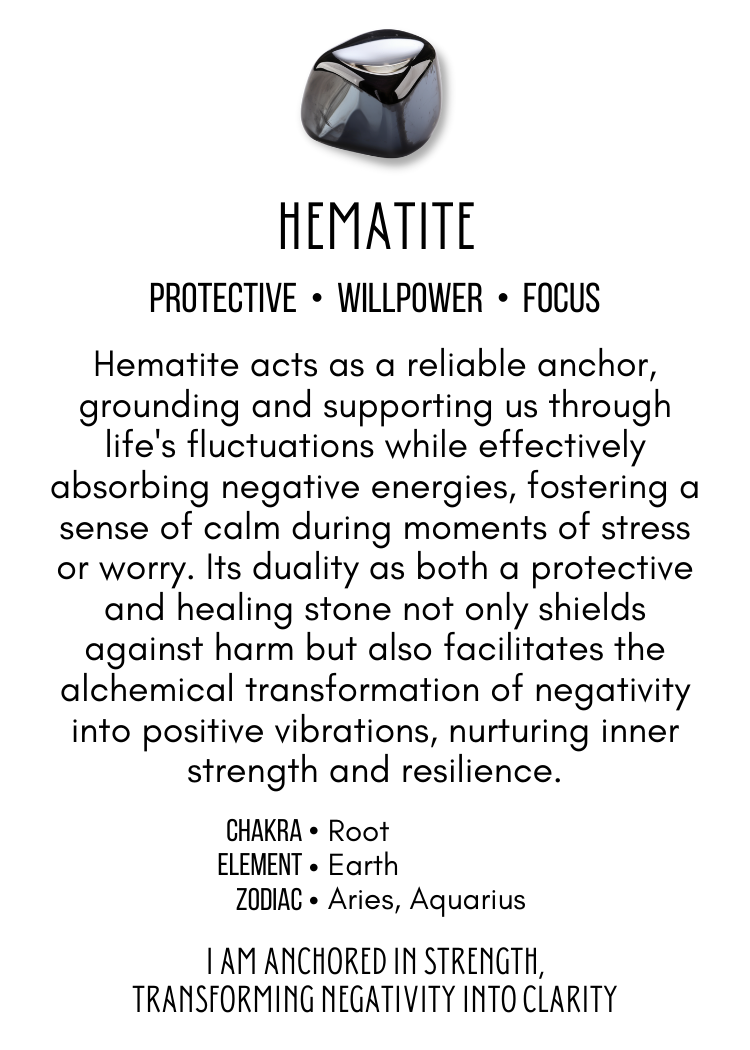 Hematite Tumbled