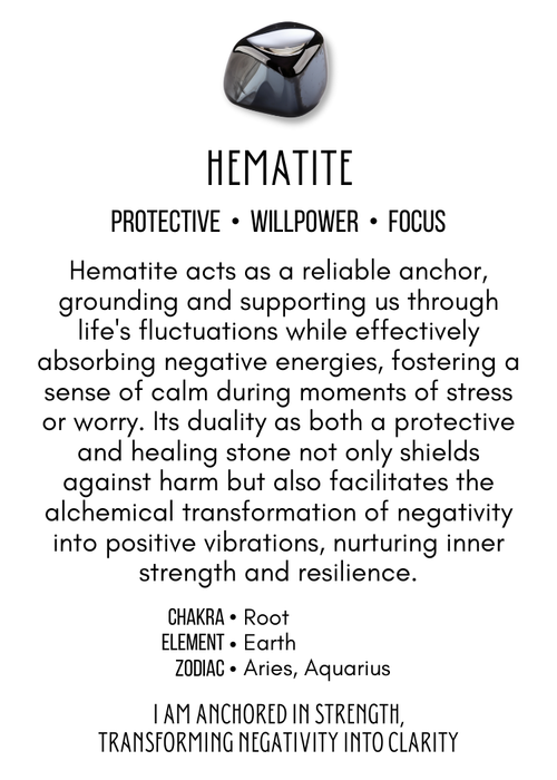Hematite Tumbled