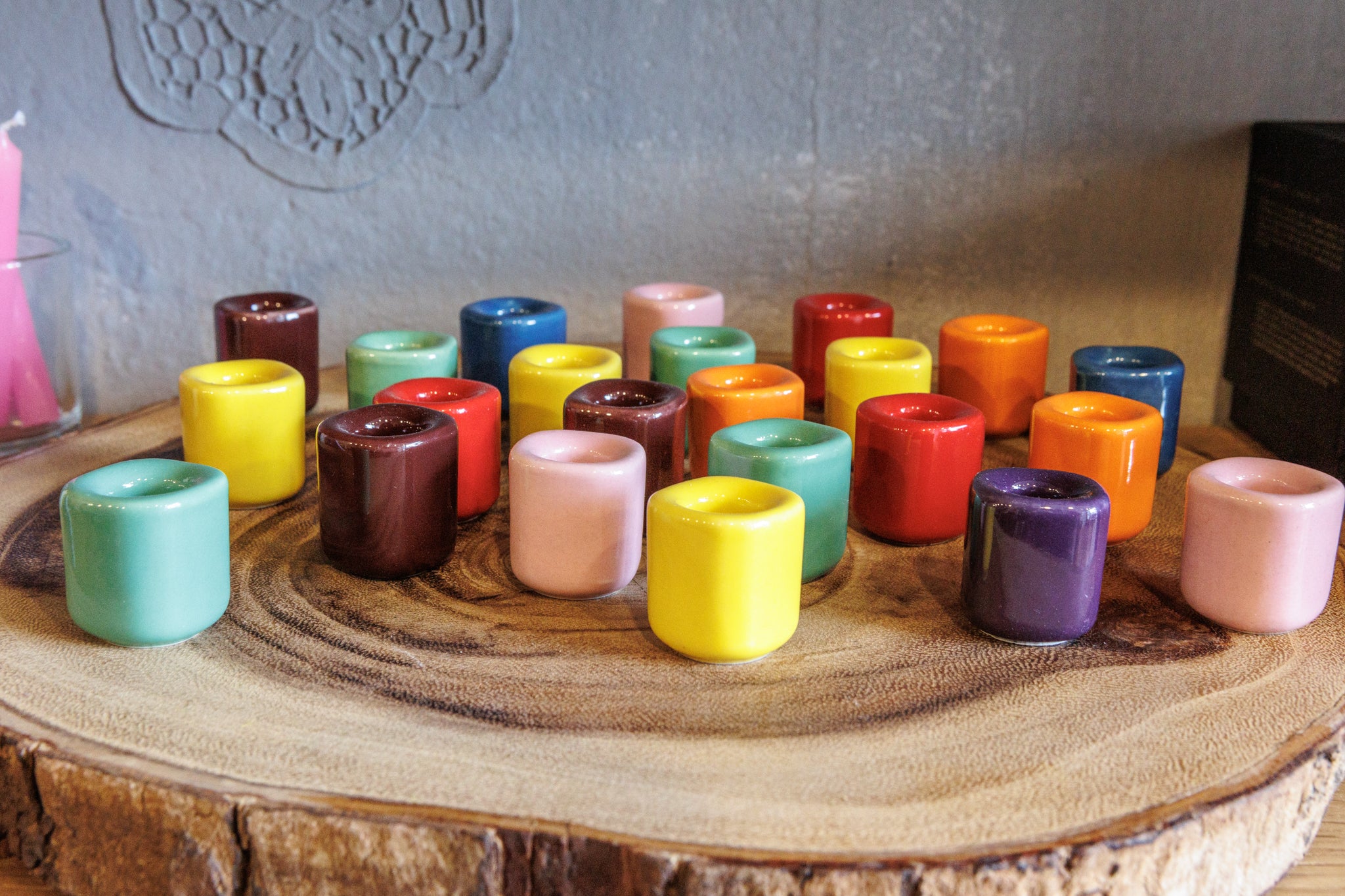 Ceramic Chime Candle Holder