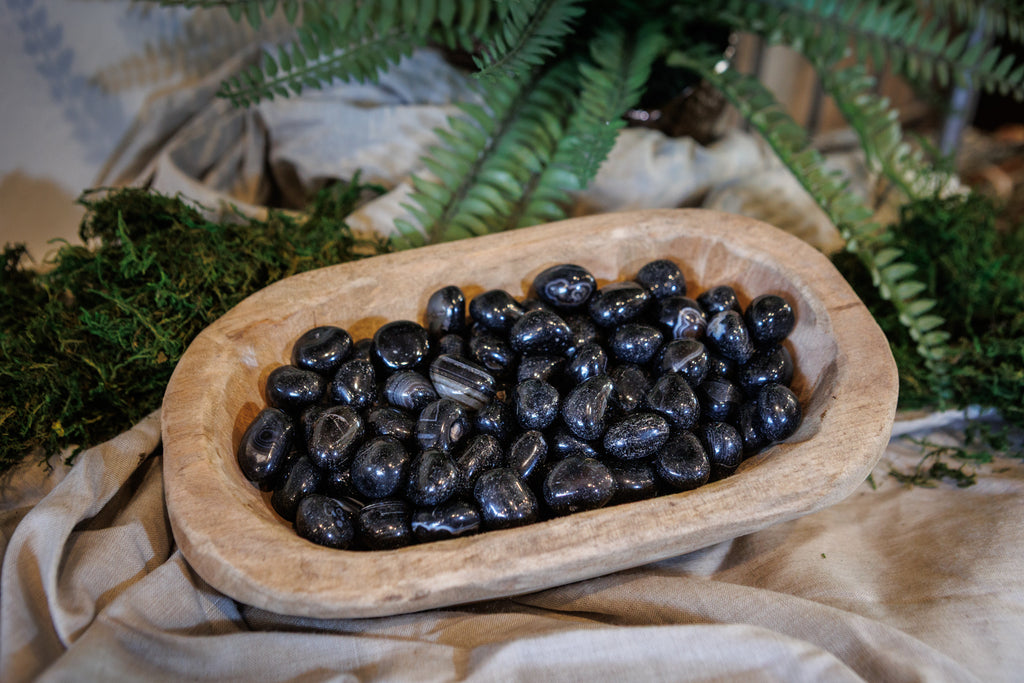 Black Agate Tumbled