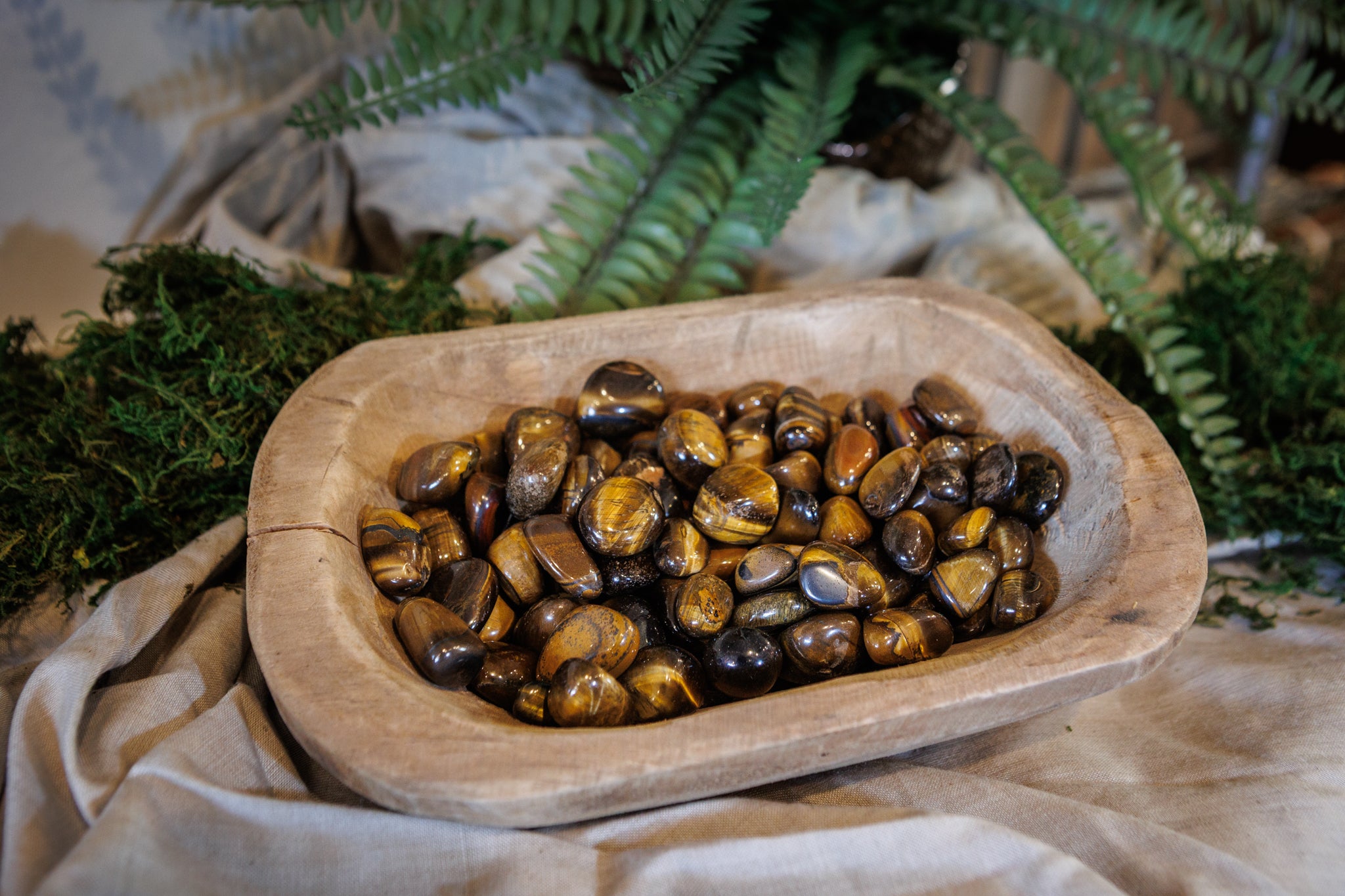 Yellow Tigers Eye Tumbled